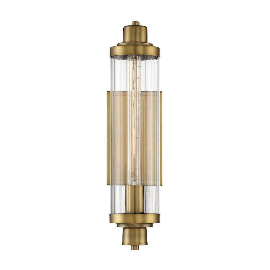 Savoy House Pike 1-Light Wall Sconce, Warm Brass - 9-16000-1-322