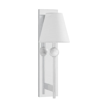 Travis 1 Light Sconce, Polished Chrome