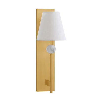 Travis 1 Light Sconce, Warm Brass