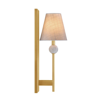 Travis 1 Light Sconce, Warm Brass