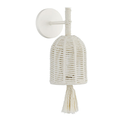Savoy House Lunara 1 Lt Sconce, Cotton