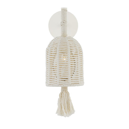 Savoy House Lunara 1 Lt Sconce, Cotton