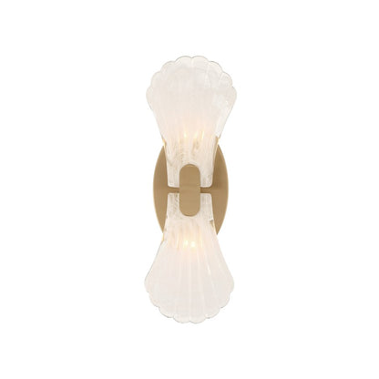 Savoy House Bancroft 2 Lt Sconce, Strie, Noble Brass