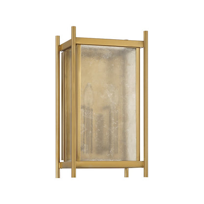 Jacobs 2-Light Wall Sconce, Warm Brass