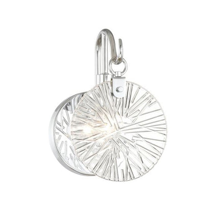 1 Light Bathroom Vanity Light, Polished Chrome
