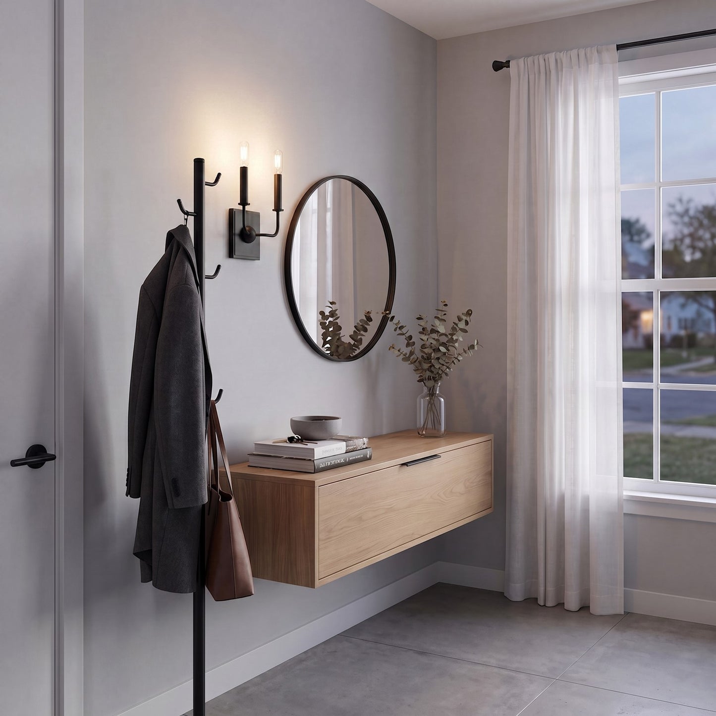 2 Light Wall Sconce
