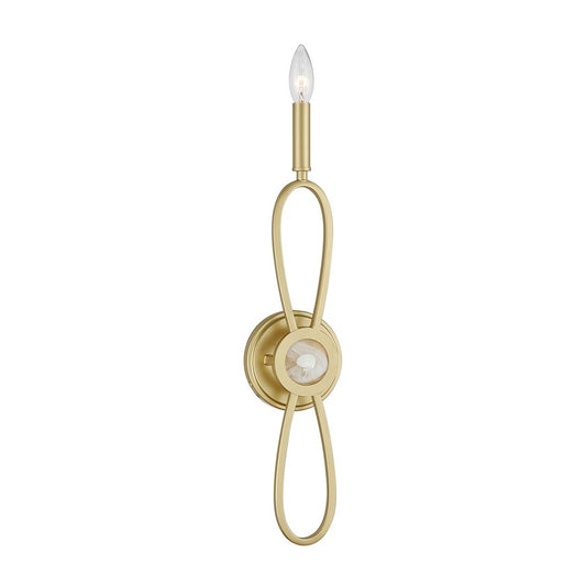 Savoy House Minette 1 Lt Sconce, Spun Gold - 9-4100-1-328