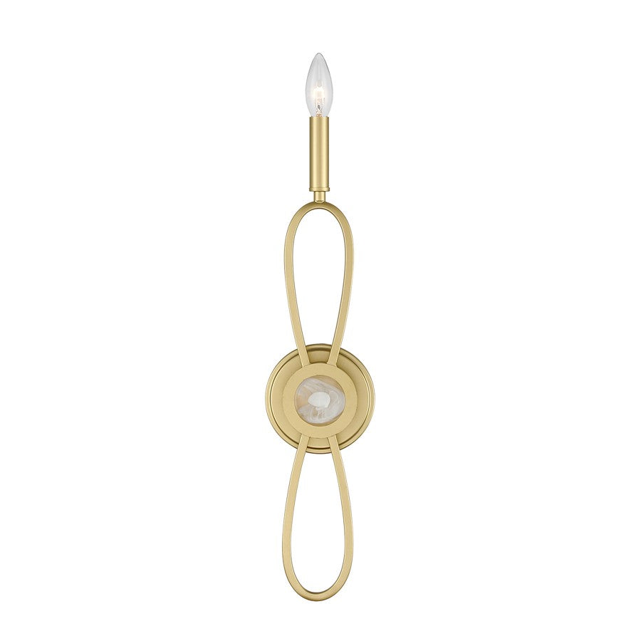 Savoy House Minette 1 Lt Sconce, Spun Gold