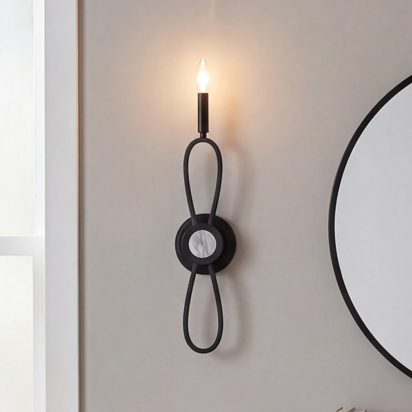 Savoy House Minette 1 Lt Sconce, Matte Black
