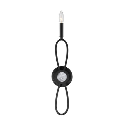 Savoy House Minette 1 Lt Sconce, Matte Black