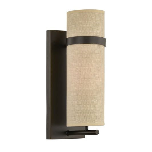 Savoy House Weston 1 Lt Sconce, Mediterranean Bronze