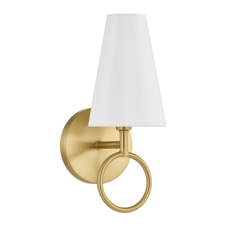 Savoy House Wilkes 1 Lt 12" Sconce, Warm Brass