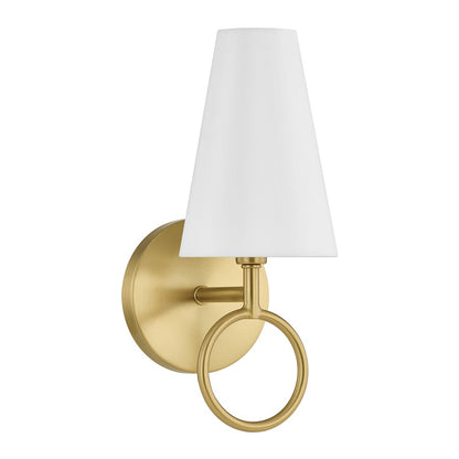 Savoy House Wilkes 1 Lt 12" Sconce, Warm Brass