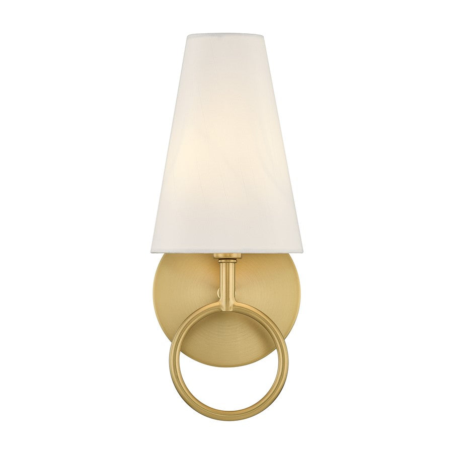 Savoy House Wilkes 1 Lt 12" Sconce, Warm Brass