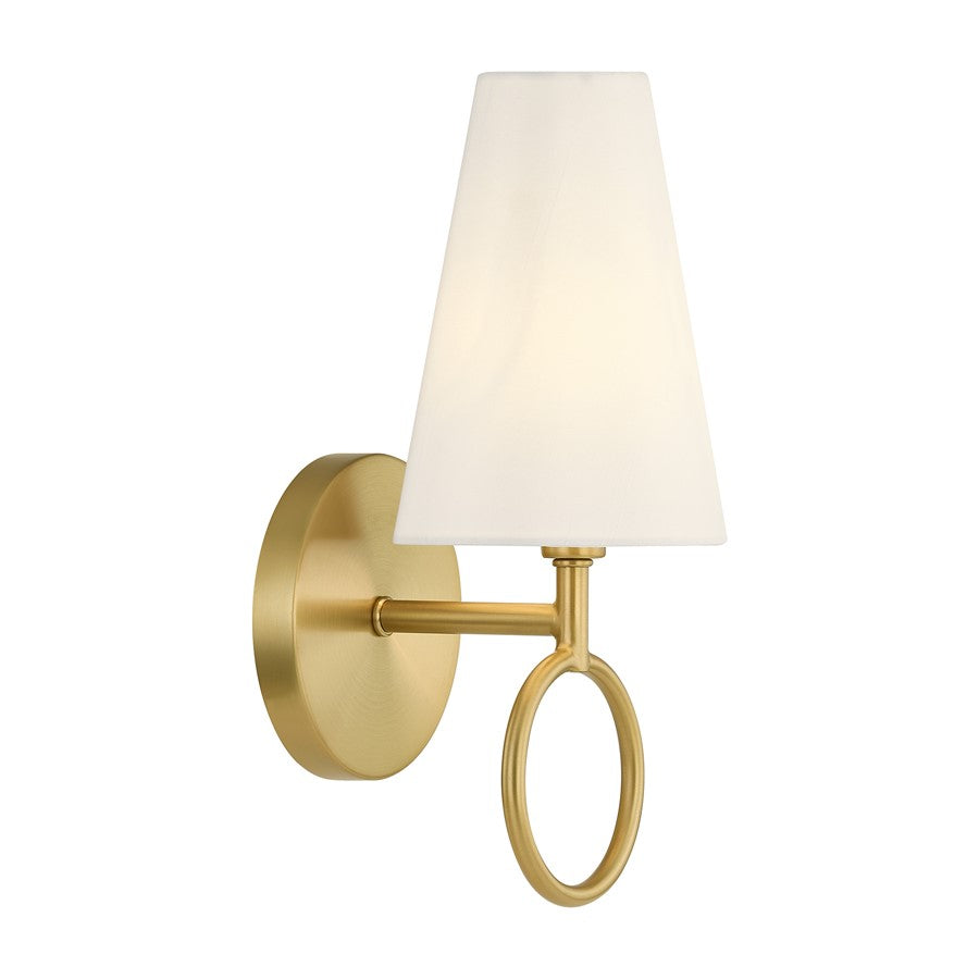 Savoy House Wilkes 1 Lt 12" Sconce, Warm Brass
