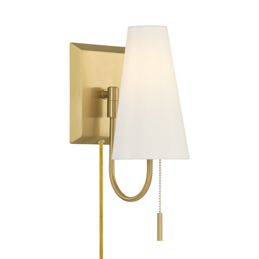 Savoy House Wilkes 1 Lt 11" Sconce, Warm Brass