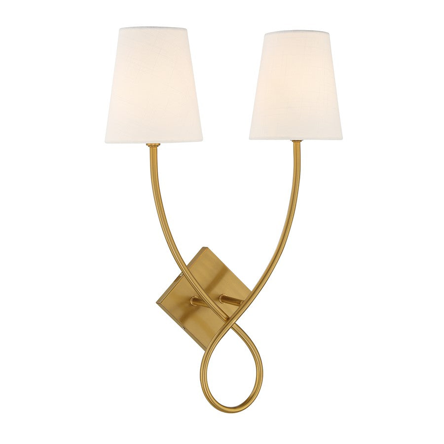 2 Light Wall Sconce