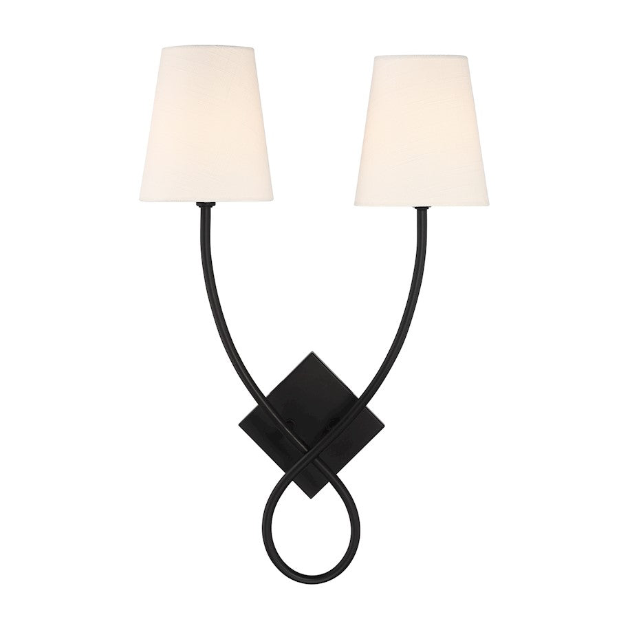 2 Light Wall Sconce