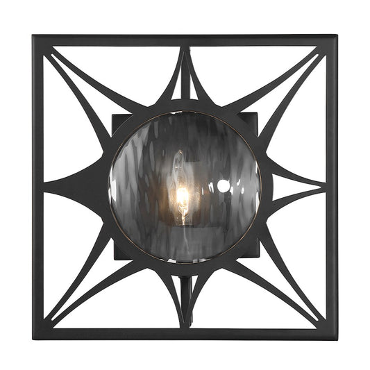 Savoy House Balfour 1 Light Sconce, Matte Black