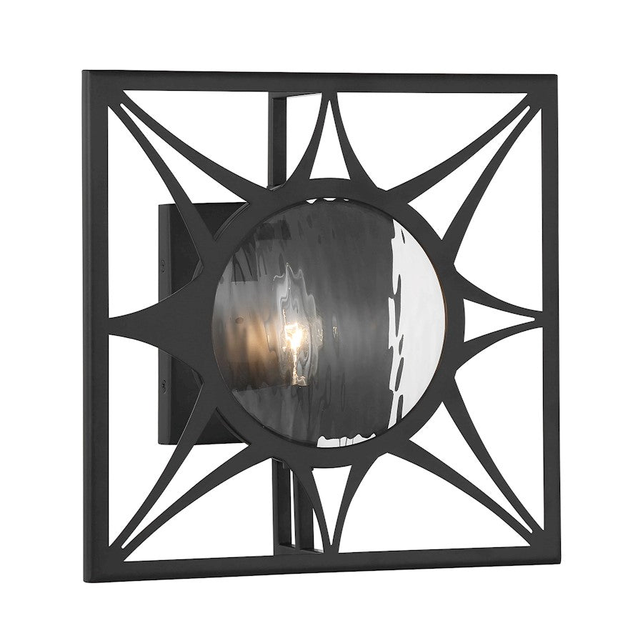 Savoy House Balfour 1 Light Sconce, Matte Black