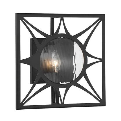 Savoy House Balfour 1 Light Sconce, Matte Black