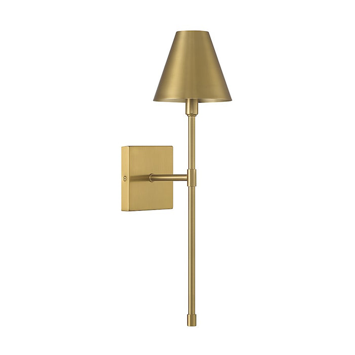 Savoy House Jefferson 1-Light Wall Sconce, Warm Brass