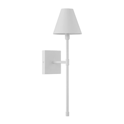 Jefferson 1-Light Wall Sconce, Bisque White