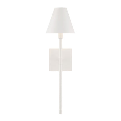 Jefferson 1-Light Wall Sconce, Bisque White