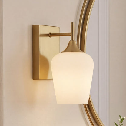 Savoy House Essentials Octave 1 Lt Sconce, Warm Brass