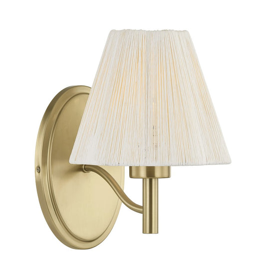 Savoy House Rosa 1 Lt 11" Sconce, Noble Brass
