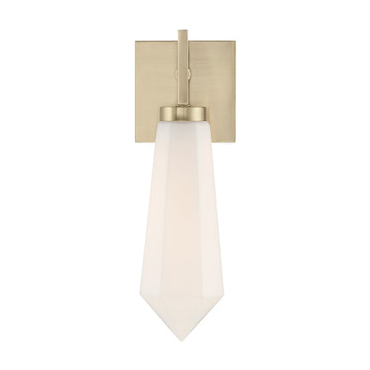Savoy House Leland 1 Lt Sconce, Noble Brass