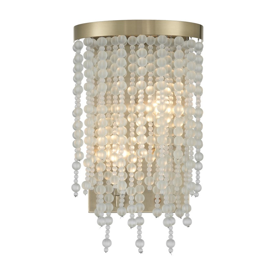 Savoy House Jeanette 2 Lt Sconce, Noble Brass - 9-6452-2-127