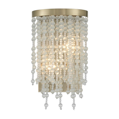 Savoy House Jeanette 2 Lt Sconce, Noble Brass