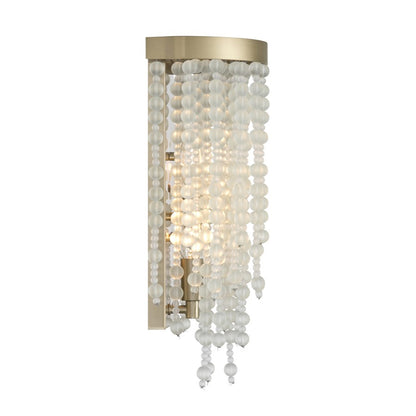 Savoy House Jeanette 2 Lt Sconce, Noble Brass