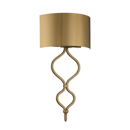 Como LED Wall Sconce, Warm Brass