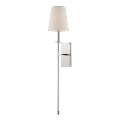 Savoy House Monroe 1-Light 34" Wall Sconce, Polished Nickel - 9-7144-1-109