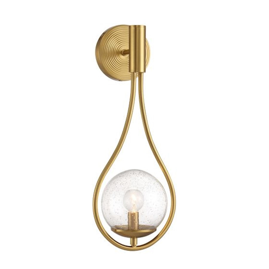 Savoy House Encino 1-Light Wall Sconce, Warm Brass - 9-7193-1-322