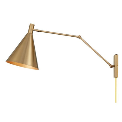 Pharos 1 Light 19" Sconce, Noble Brass