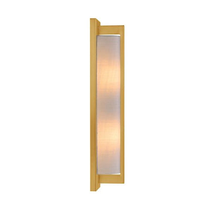 Carver 2 Light Sconce, Warm Brass