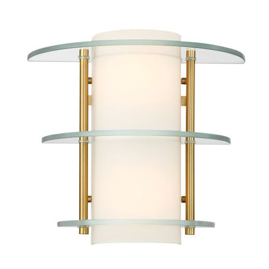 Savoy House Newell 2-Light Wall Sconce, Warm Brass - 9-8606-2-322