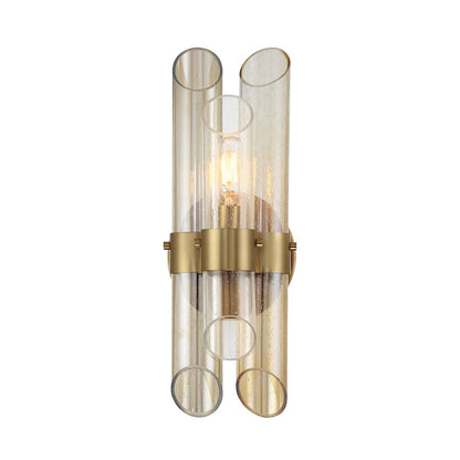 Savoy House Biltmore 1-Light Wall Sconce, Warm Brass - 9-9104-1-322