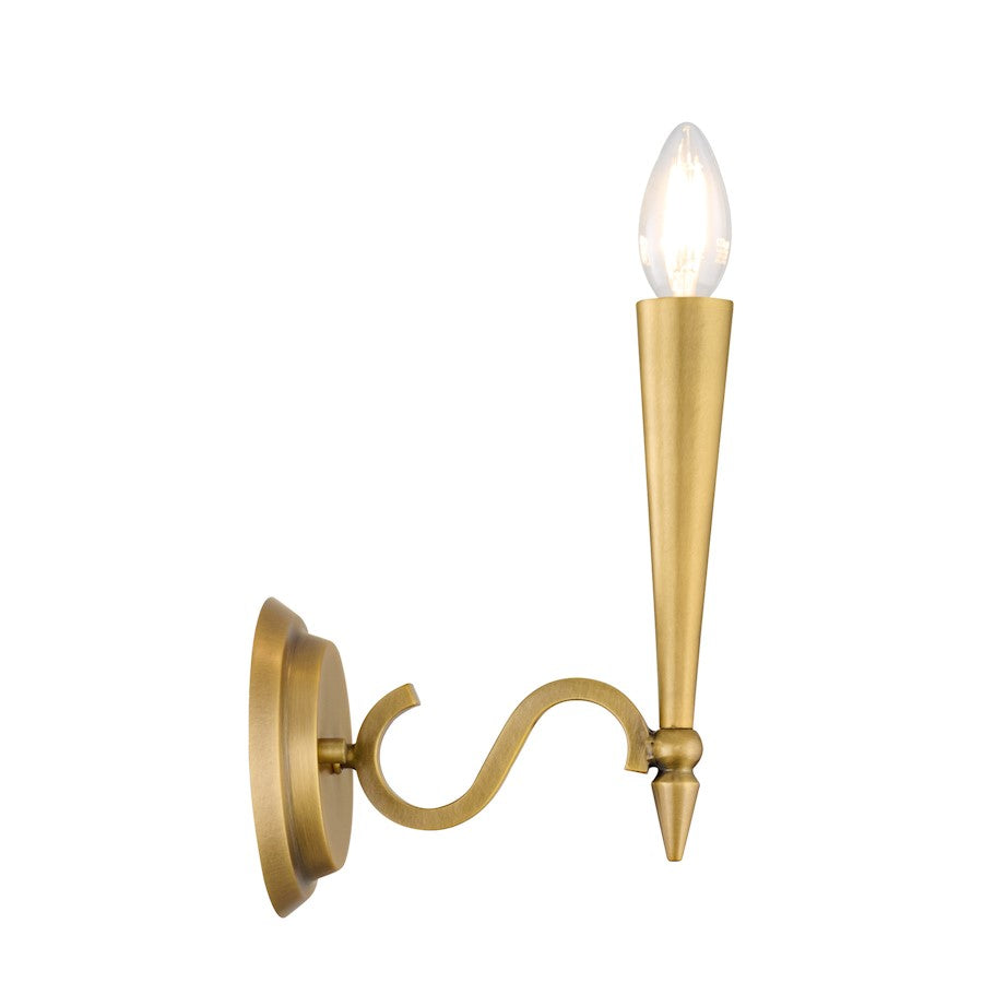 Savoy House Tremont 1 Light Sconce, Riviera Brass