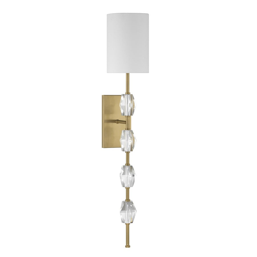 Savoy House Sebring 1 Lt Sconce, Warm Brass