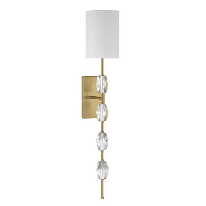 Savoy House Sebring 1 Lt Sconce, Warm Brass