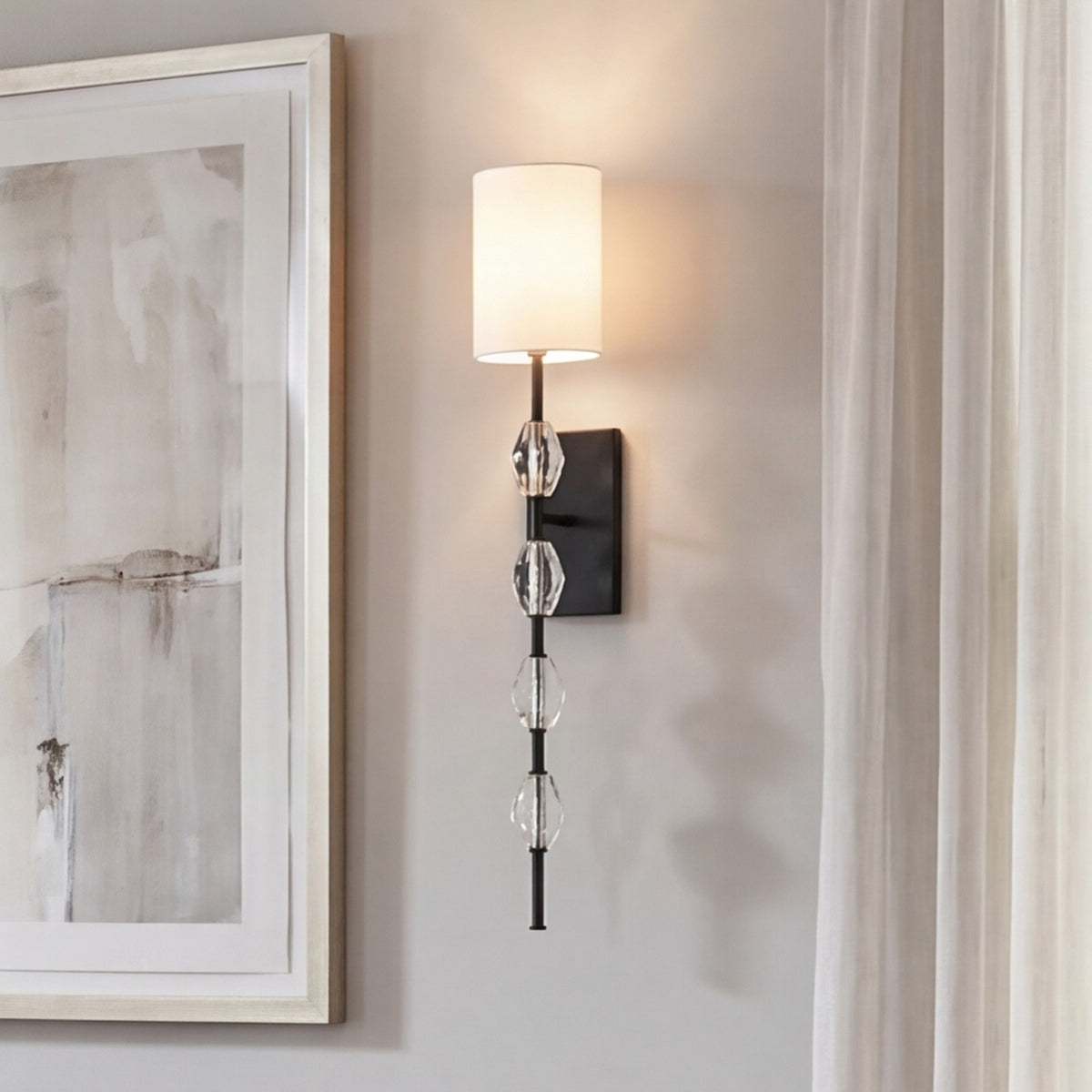 Savoy House Sebring 1 Lt Sconce, Matte Black