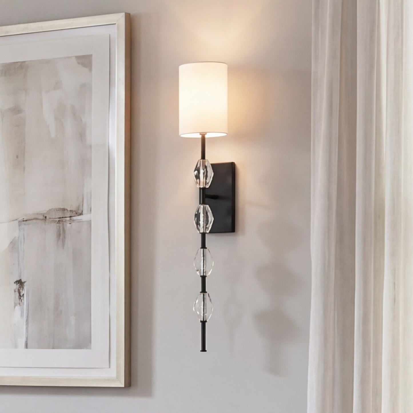 Savoy House Sebring 1 Lt Sconce, Matte Black
