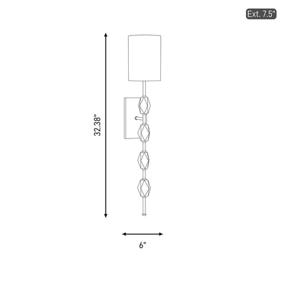 Savoy House Sebring 1 Lt Sconce, Matte Black