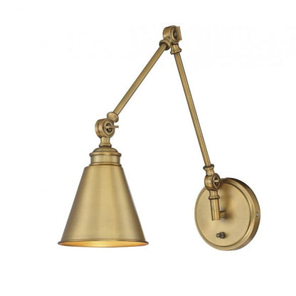 1 Light Adjustable Wall Sconce