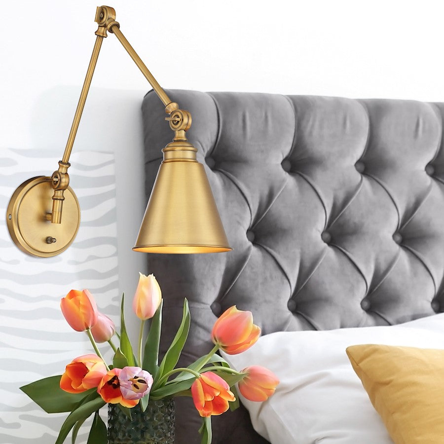 1 Light Adjustable Wall Sconce