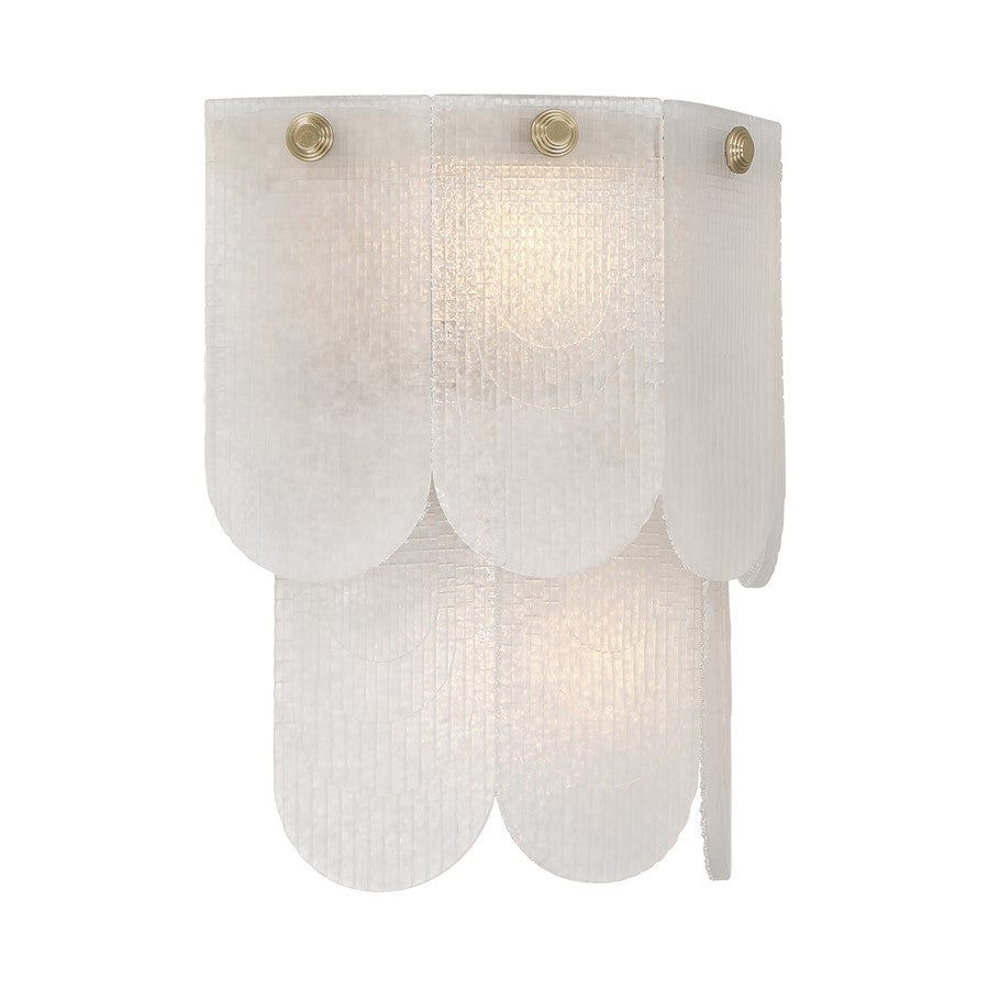 Savoy House Ashton 2 Lt Sconce, Noble Brass